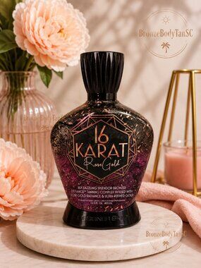 ☀️ 16 Karat Rose Gold ☀️ - Designer Skin - Bronzing tanning Lotion - New 13.5oz